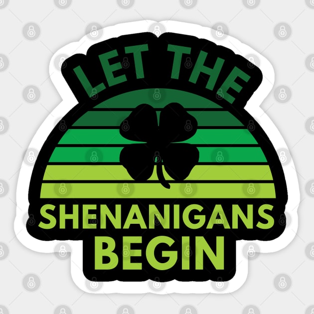 Let the shenanigans begin Sticker by wondrous